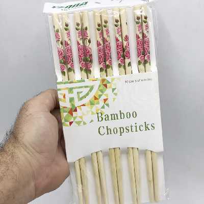 چوب غذا خوری مدل چاپستیک کد R بسته 20 عددی