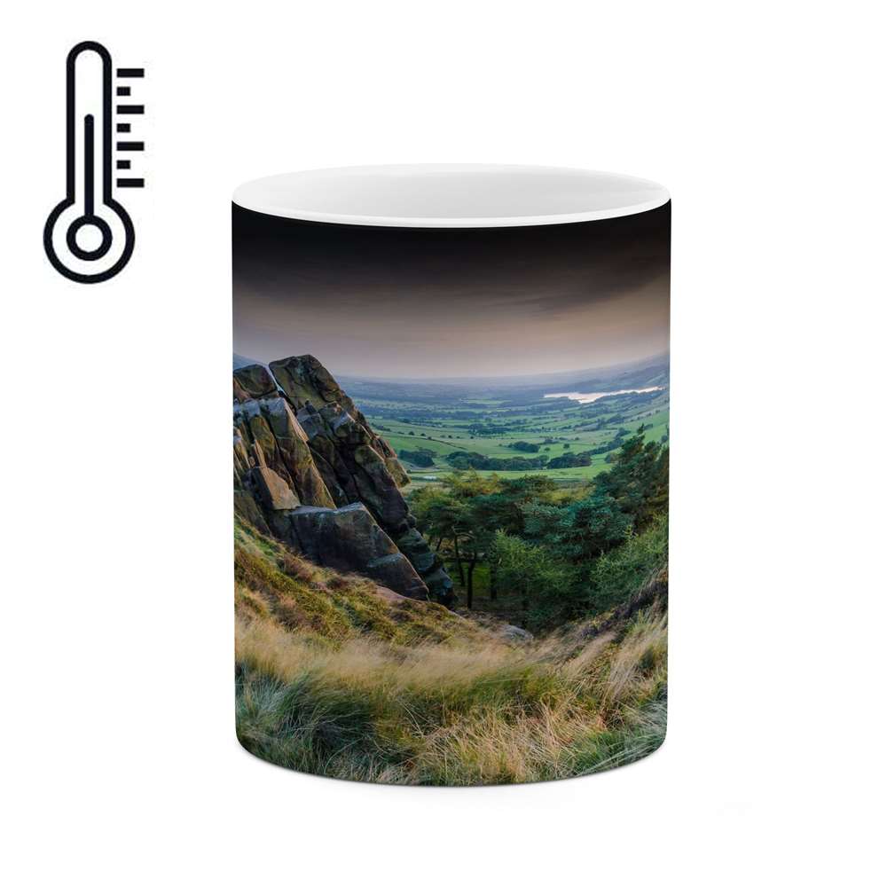 ماگ حرارتی کاکتی طرح منظره مدل mgh17749