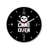ساعت دیواری کوچک راویتا طرح گیم اوور کد 3591