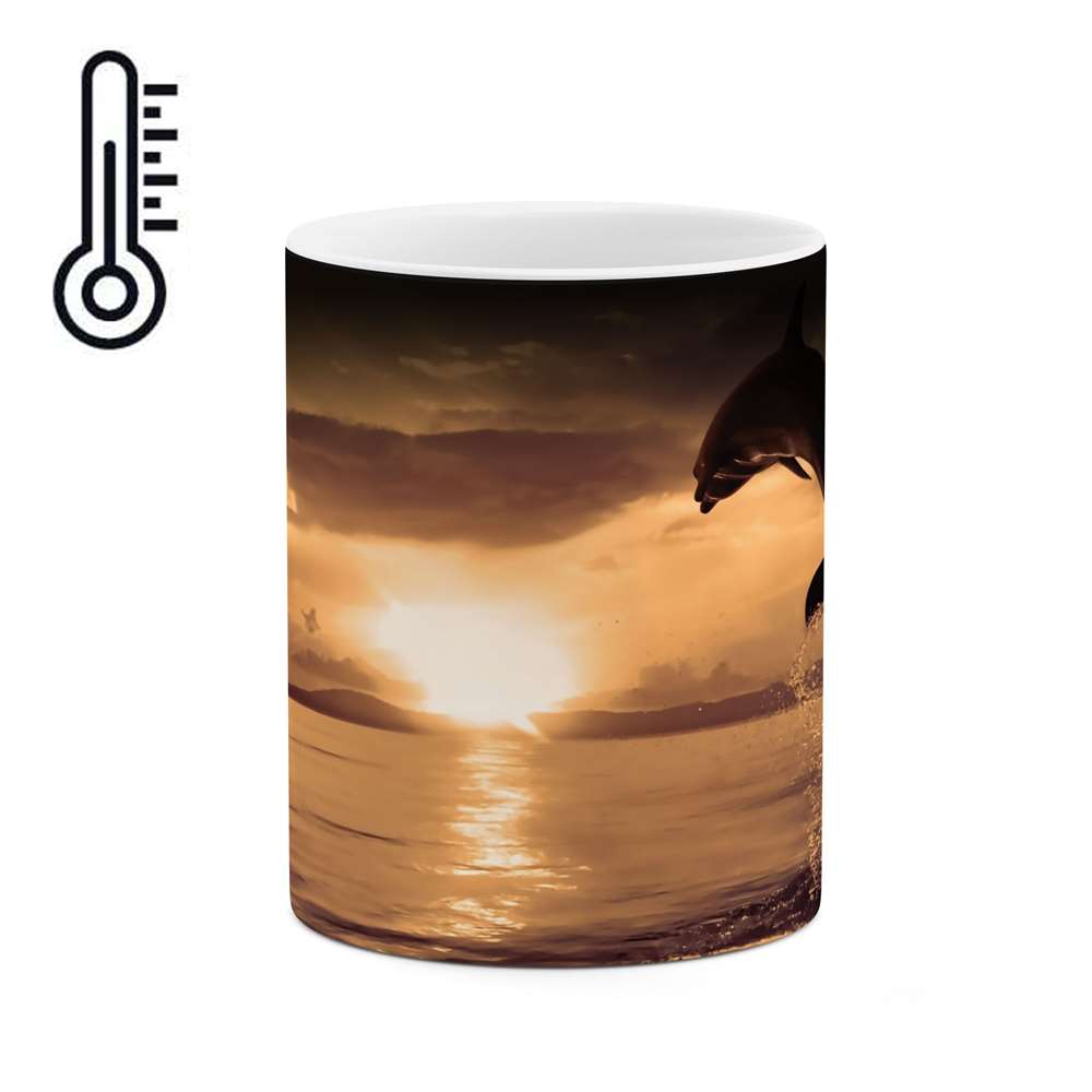 ماگ حرارتی طرح دلفین مدل mgh04949