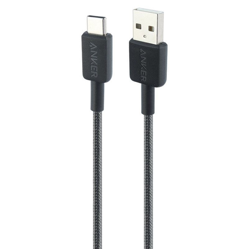 کابل تایپ سی فست شارژ Anker 322 A81H5 3A 15W 90cm