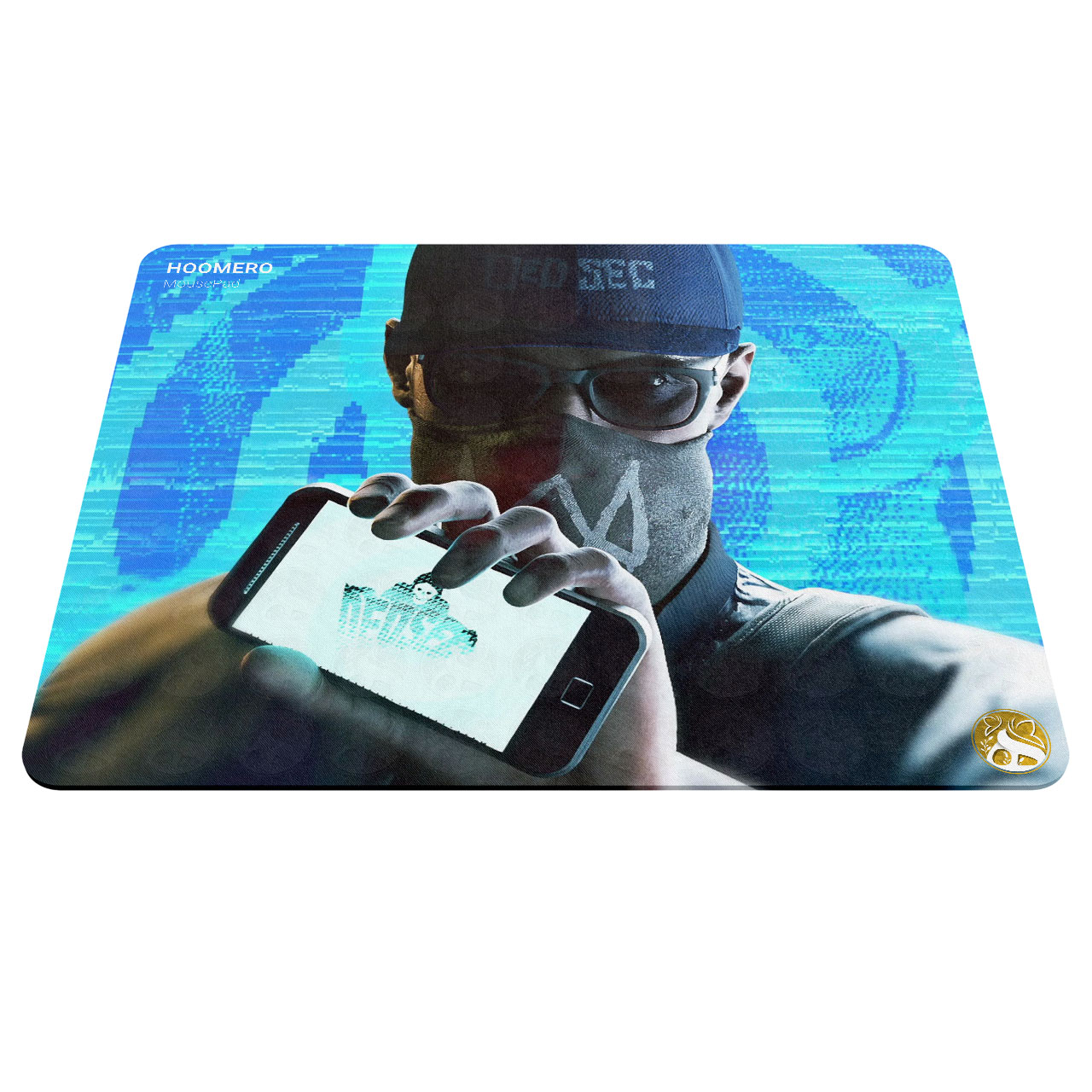 ماوس پد هومرو مدل A4658 طرح بازی Watch Dogs