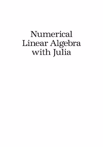 خرید و دانلود نسخه کامل کتاب Numerical Linear Algebra with Julia