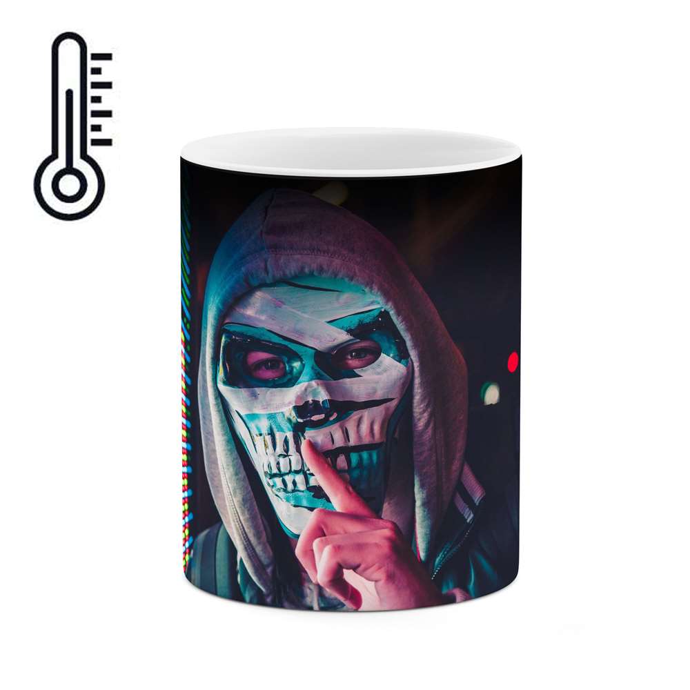 ماگ حرارتی طرح ماسک گنگ  مدل mgph13847