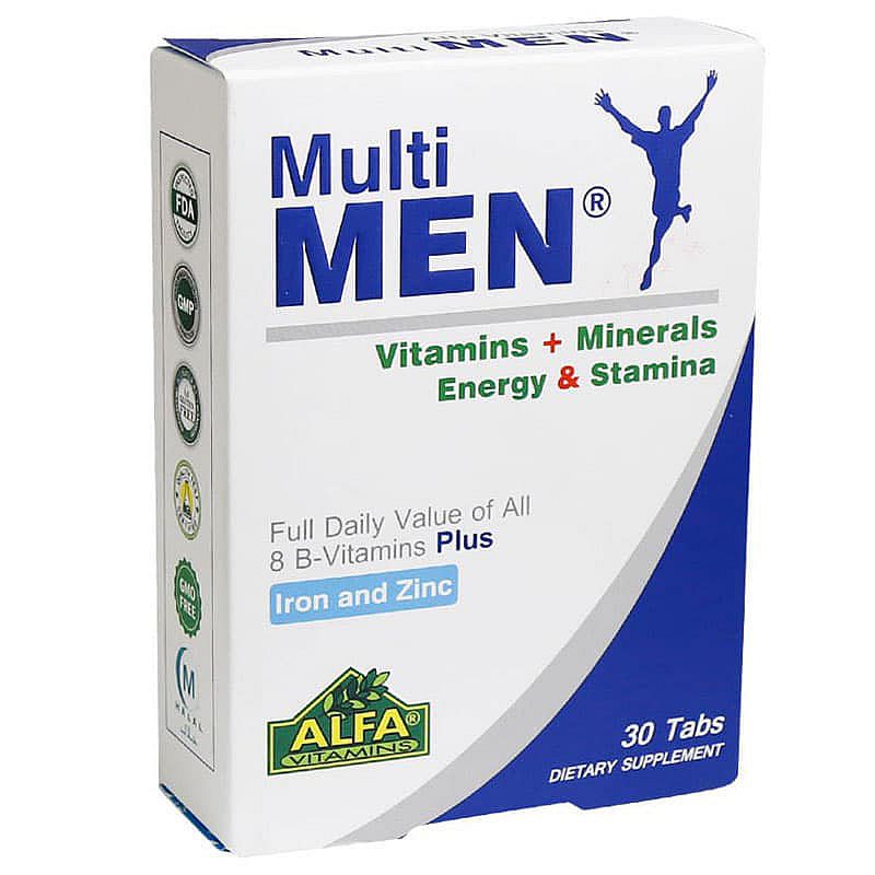 قیمت خرید اینترنتی قرص مولتی من آلفا ویتامینز 30 عدد داروخانه آنلاین فارموکسین