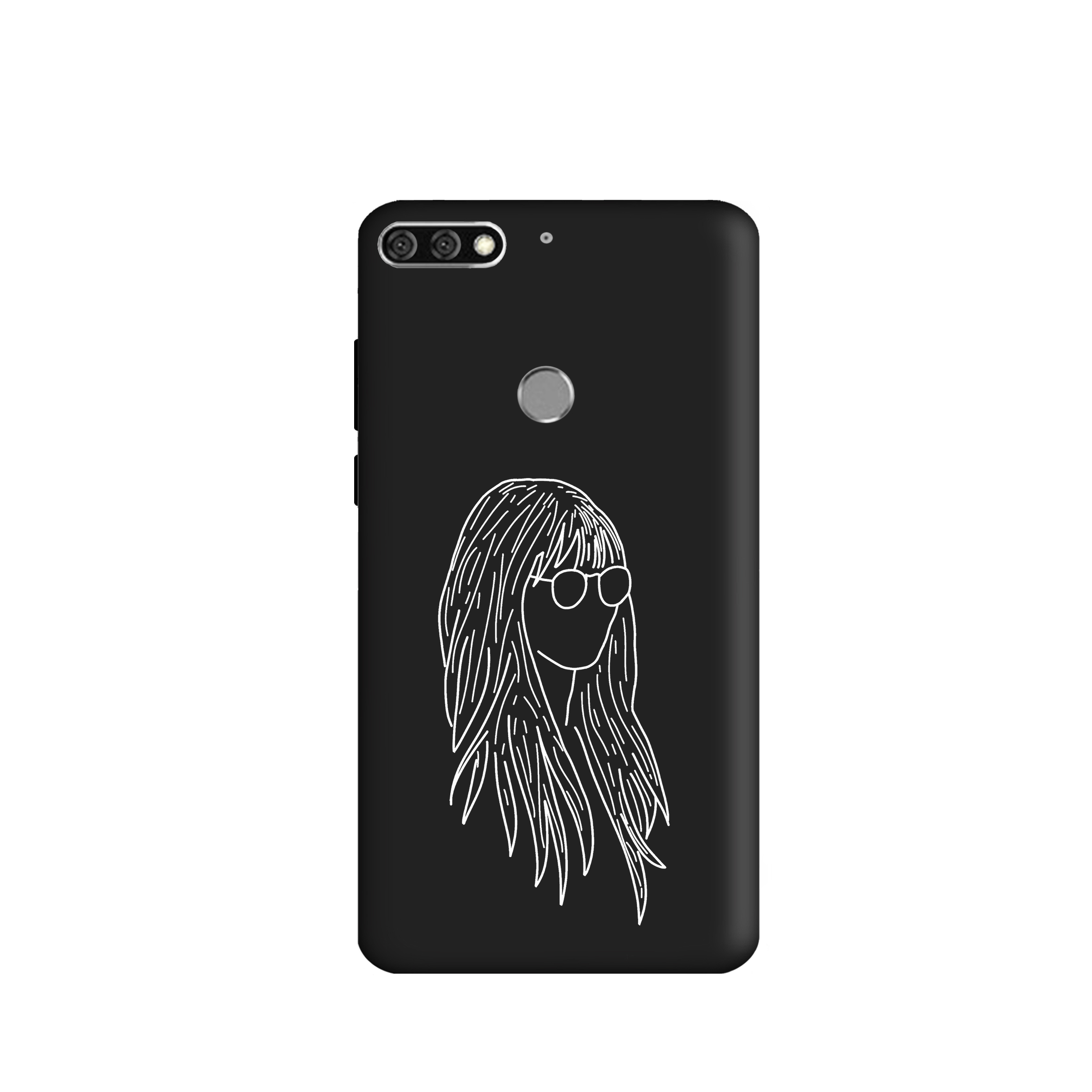 کاور طرح  دختر مینیمال کد y9845 مناسب برای گوشی موبایل آنر  7C