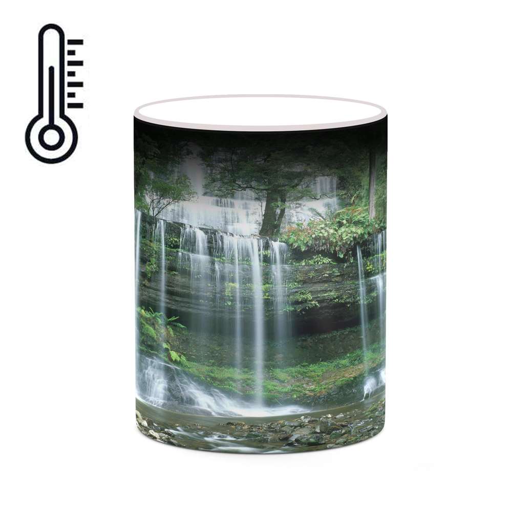 ماگ حرارتی کاکتی طرح آبشار مدل mgh18290