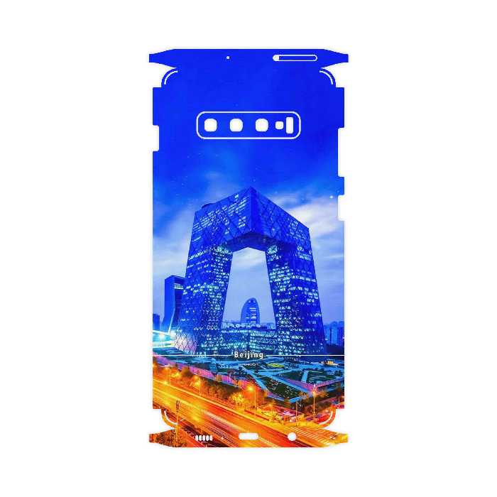 برچسب پوششی ماهوت مدل Beijing city-FullSkin مناسب برای گوشی موبایل سامسونگ Galaxy S10 Plus
