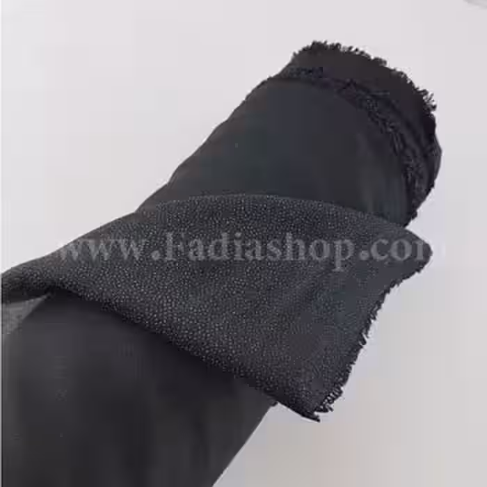 لایی چسب حریر 150 مشکی 25