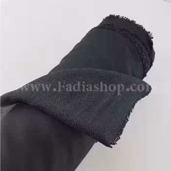 لایی چسب حریر 150 مشکی 25