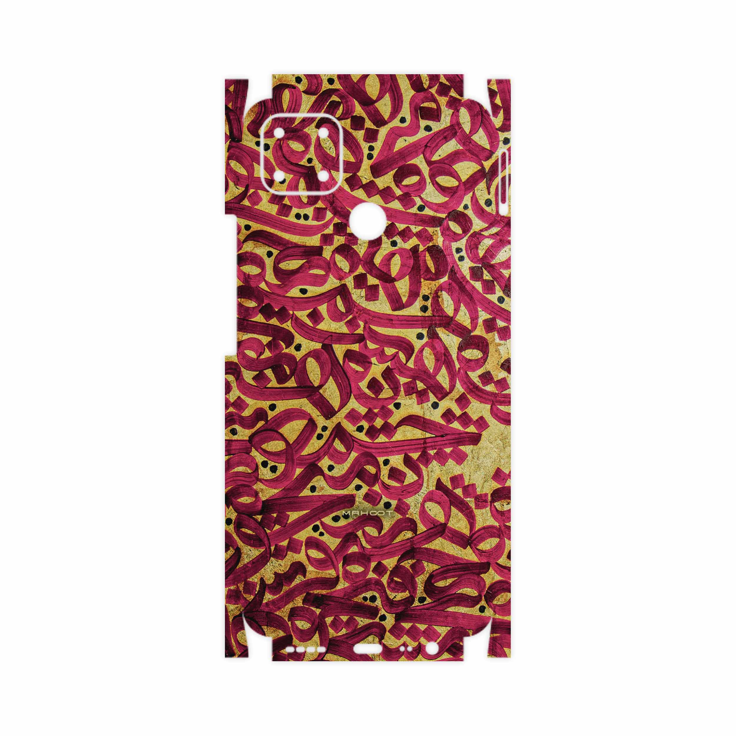 برچسب پوششی ماهوت مدل Nastaliq-6-FullSkin مناسب برای گوشی موبایل ریلمی C25s