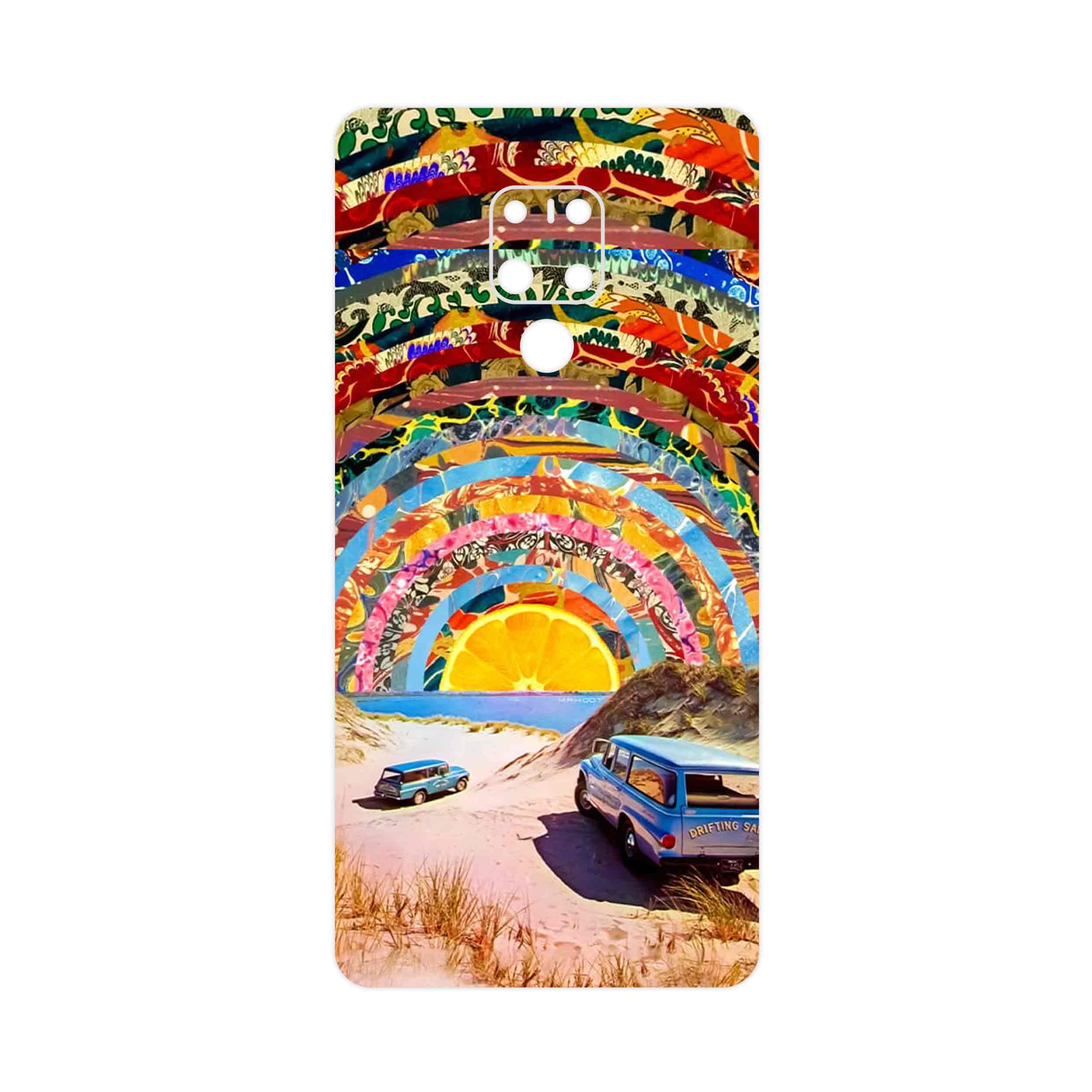 برچسب پوششی ماهوت مدل Collage of Orange Sky مناسب برای گوشی موبایل هوآوی Mate 20 X