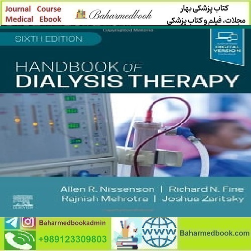 Handbook of Dialysis Therapy TRUE PDF price 1€ - کتاب پزشکی بهار
