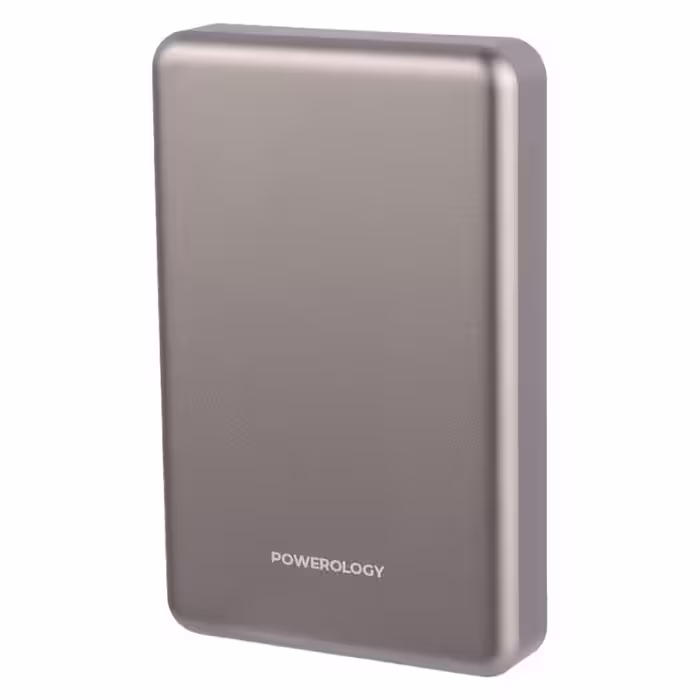 پاوربانک پاورولوجی مدل MAGSAFE ALUMINUM ظرفیت 10000 میلی آمپر ساعت | کالا مکس