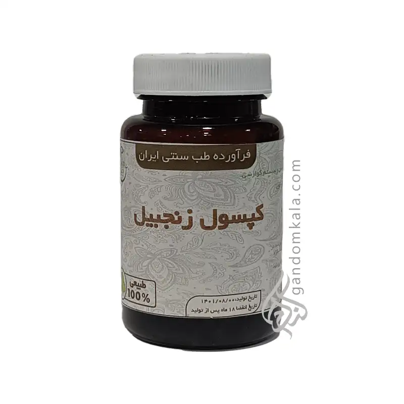 مکمل گیاهی زنجبیل (کمک به درمان عفونت و تقویت بدن)