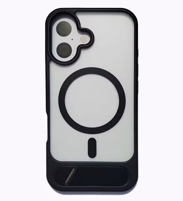 قاب گوشی مات مگ سیف برای گوشی آیفون iPhone 16 (هولدر در کادر دوربین)