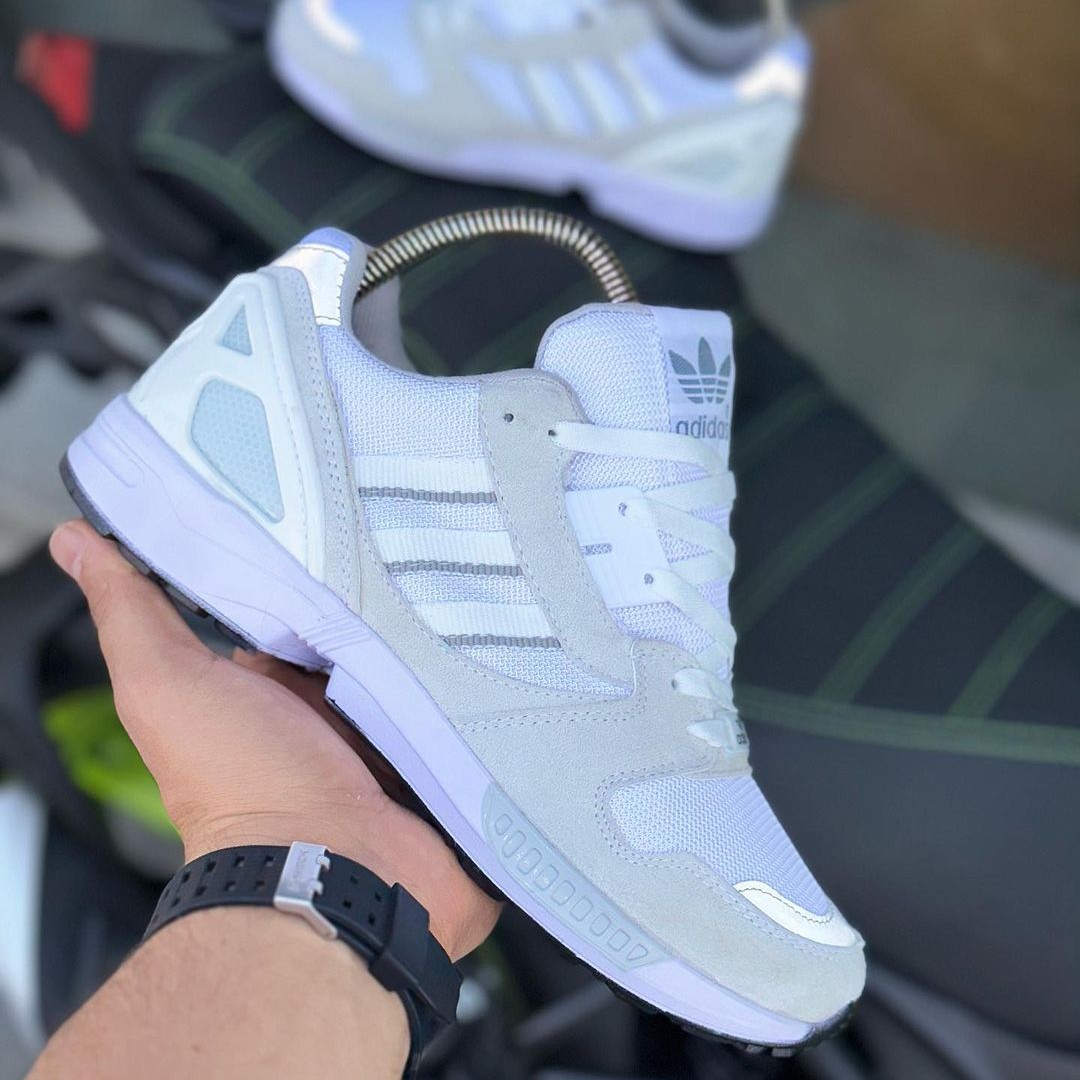 کتونی آدیداس zx8000 شیری 39 تا 44 مشابه اورجینال همراه جا سویچی هدیه 