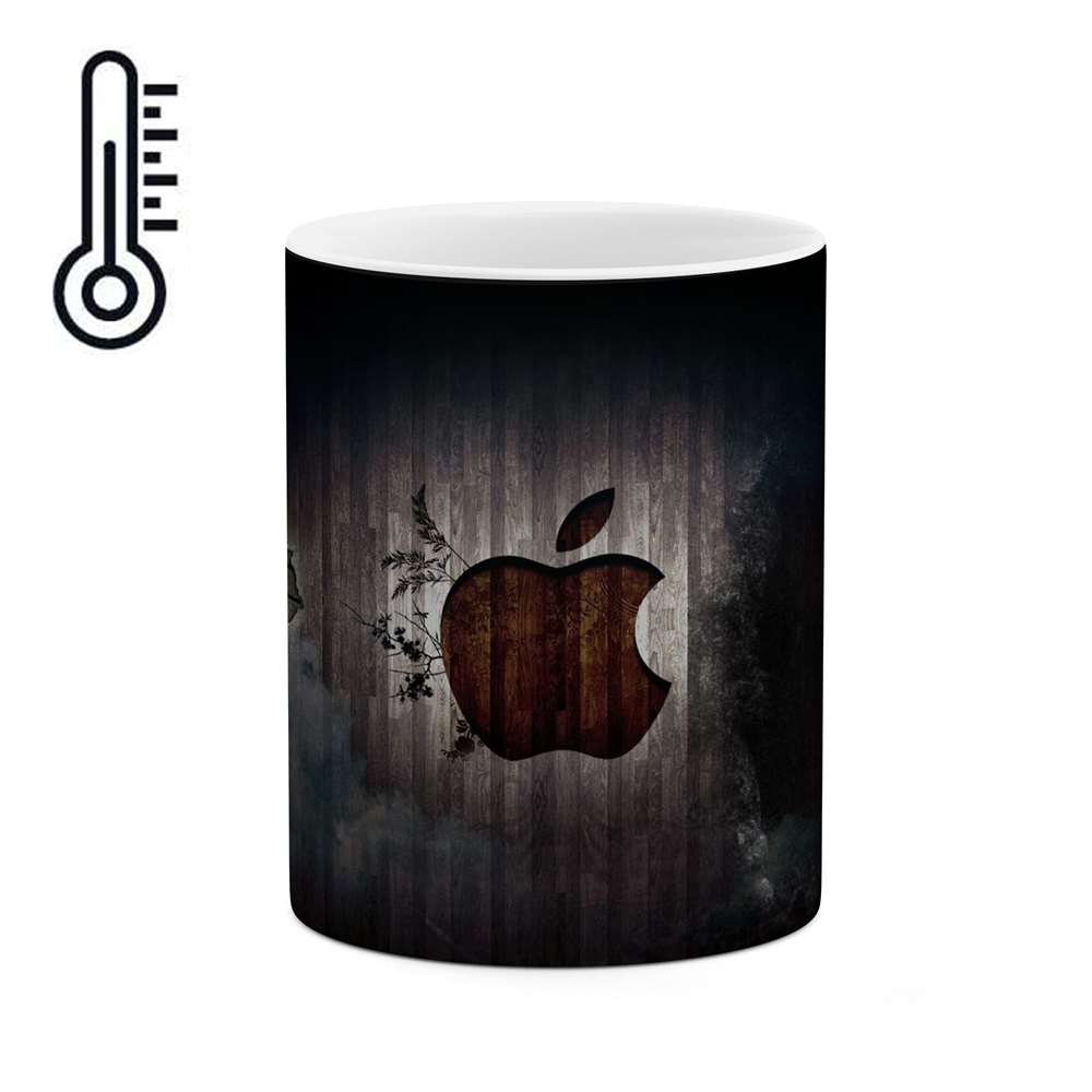 ماگ حرارتی طرح لوگو اپل مدل mgph14208 