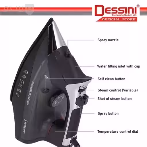 اتوبخار دسینی کد 7007یک سال گارانتی