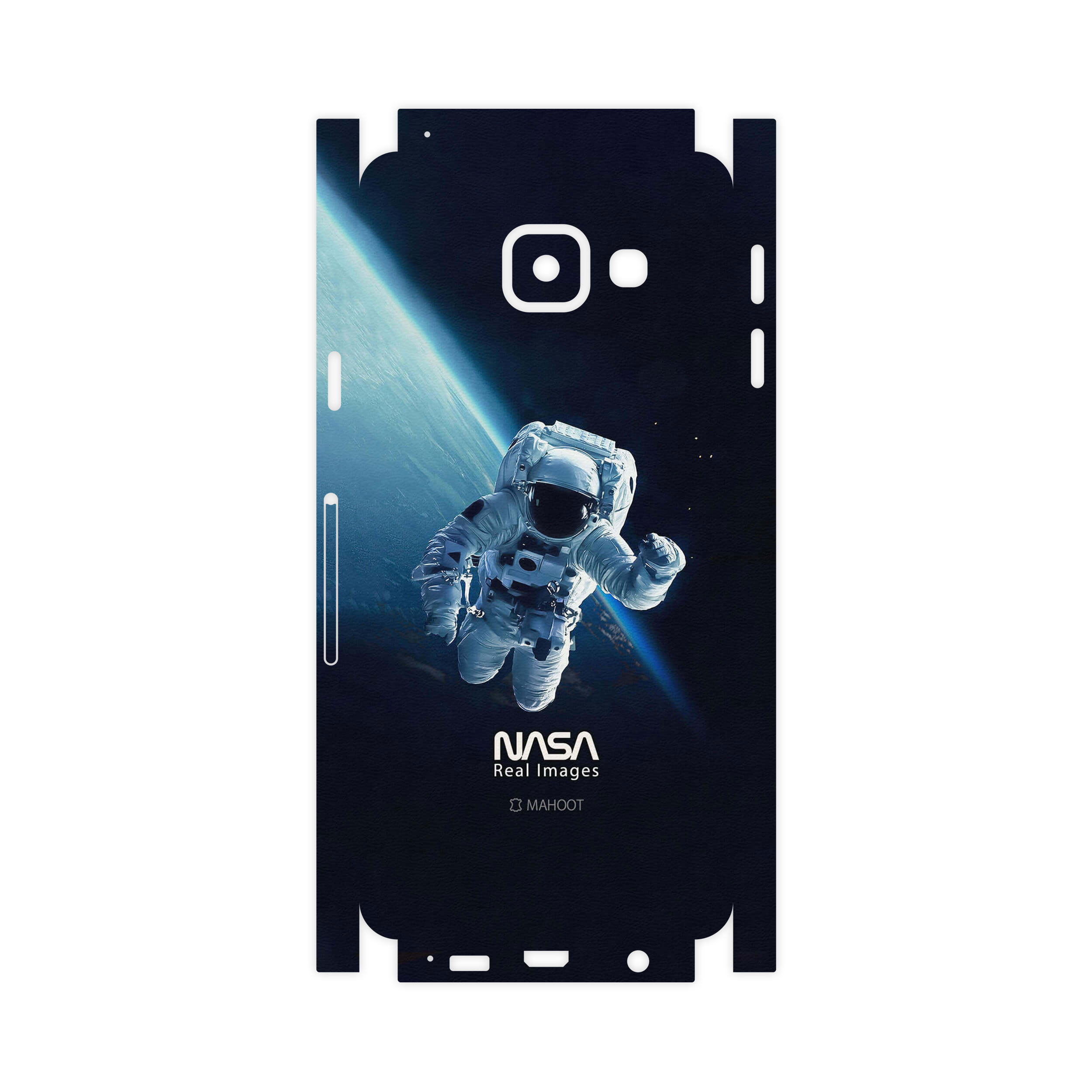 برچسب پوششی ماهوت مدل NASA-Astronaut-FullSkin مناسب برای گوشی موبایل سامسونگ Galaxy A3 2016