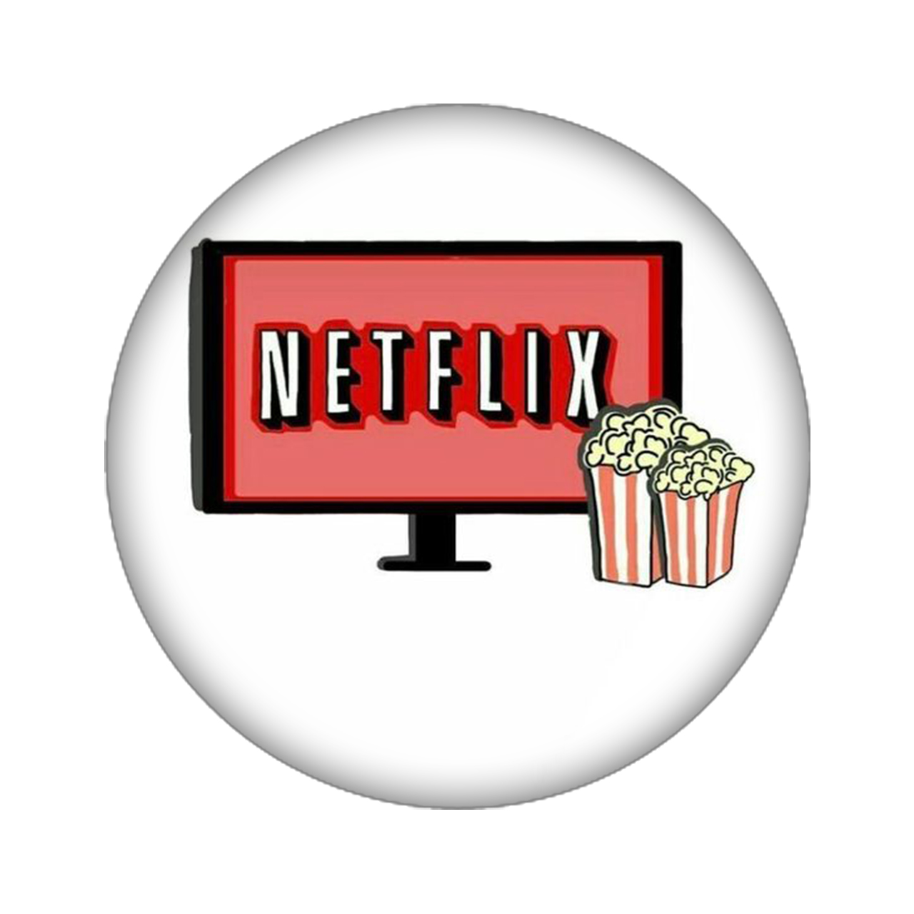 زیر لیوانی مدل پاپ کورن کد 1095