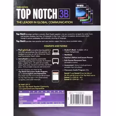 کتاب Top Notch Third Edition اثر Joan Saslow &amp; Allen Ascher انتشارات Longman, Pearson چهار جلدی
