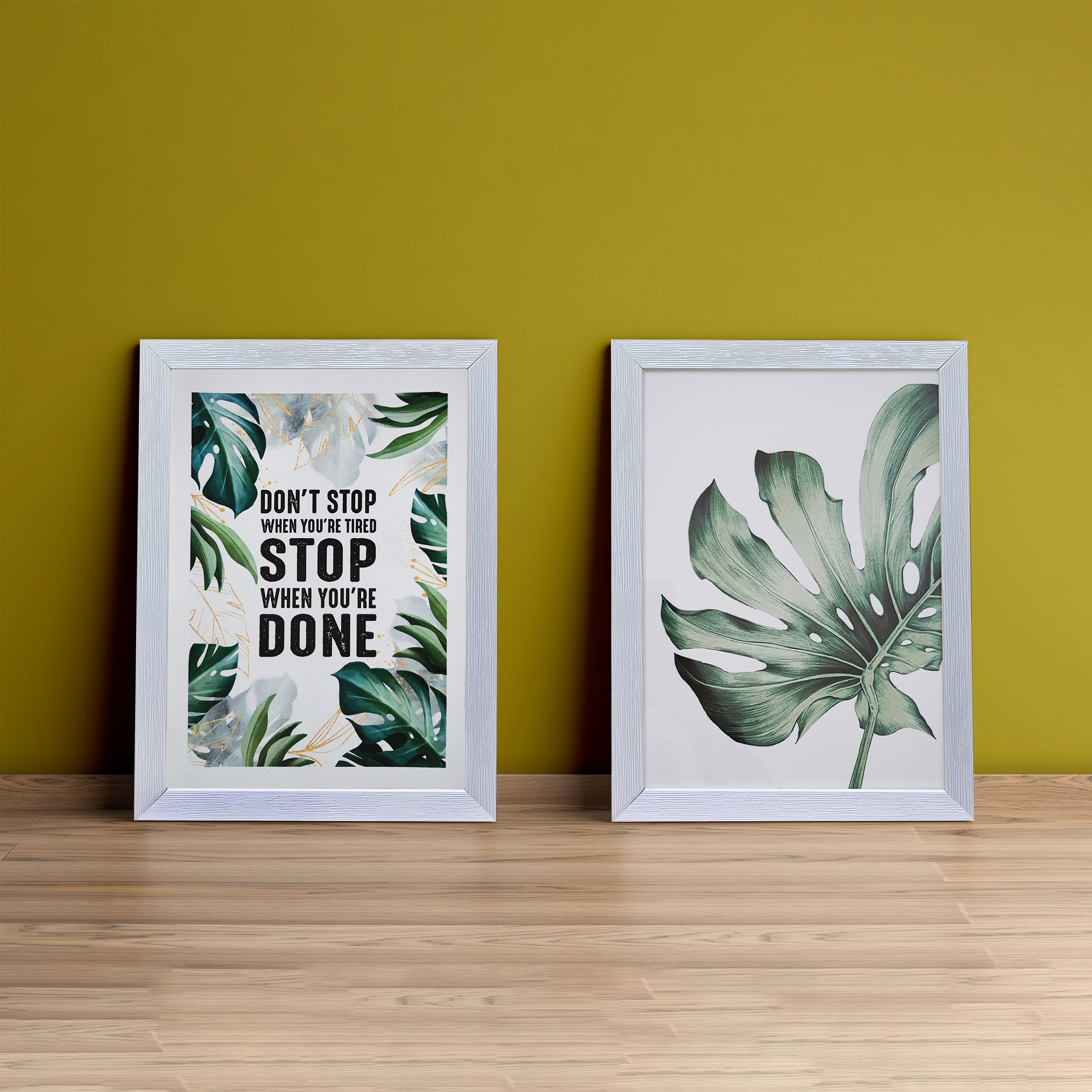 تابلو طرح برگ انجیری مدل PrBrg2w مجموعه 2عددی