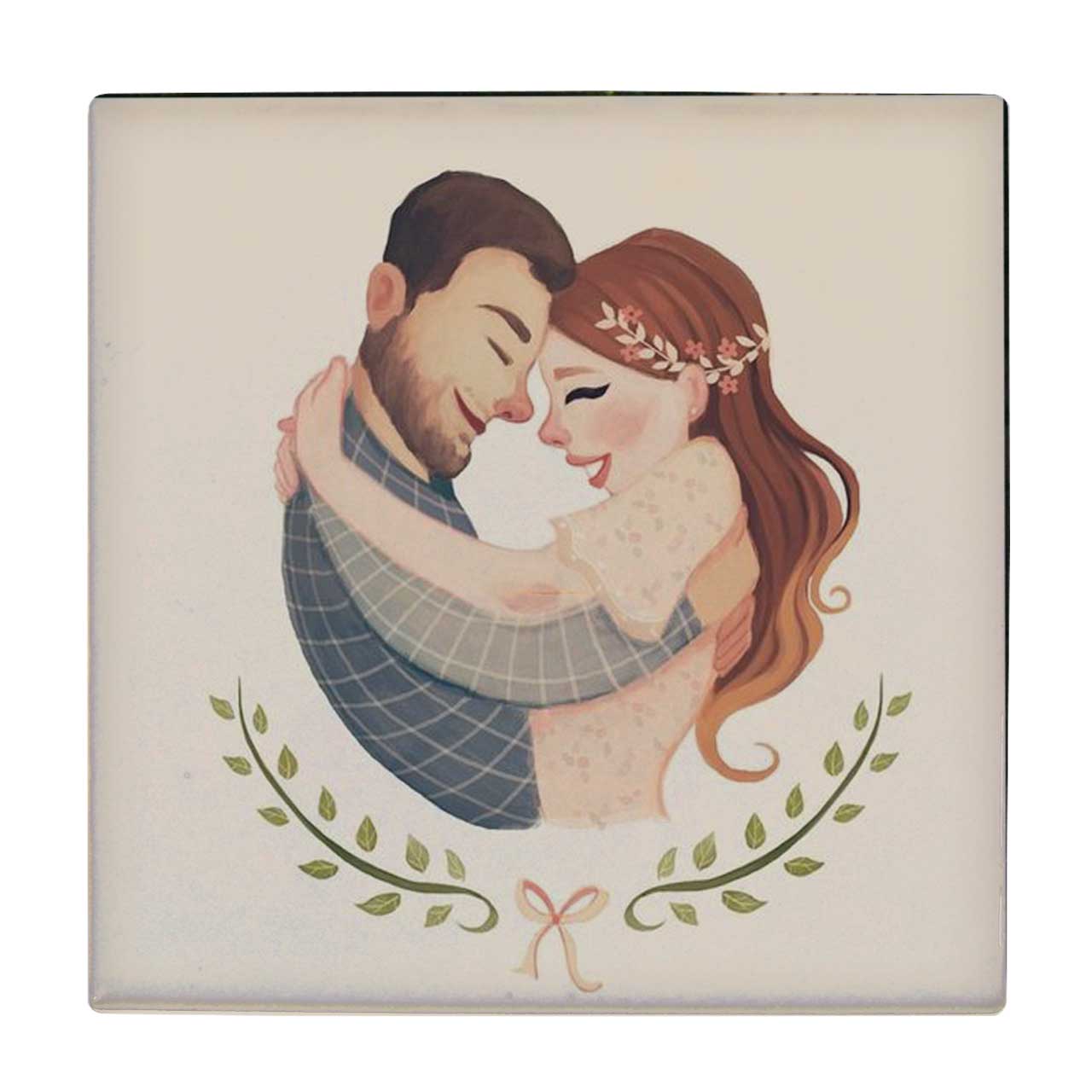 زیر لیوانی طرح عشاق کد    4046443_2524