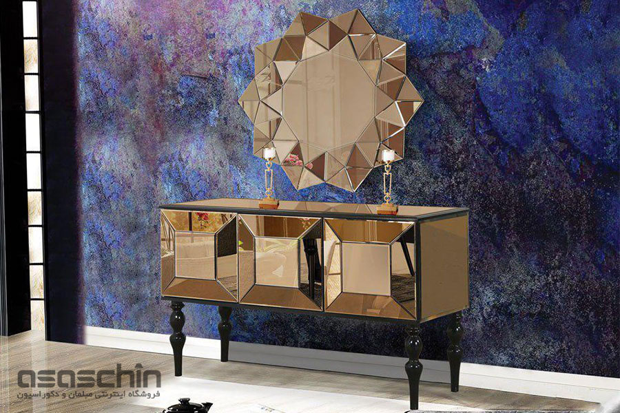 میز کنسول و آینه ملورین