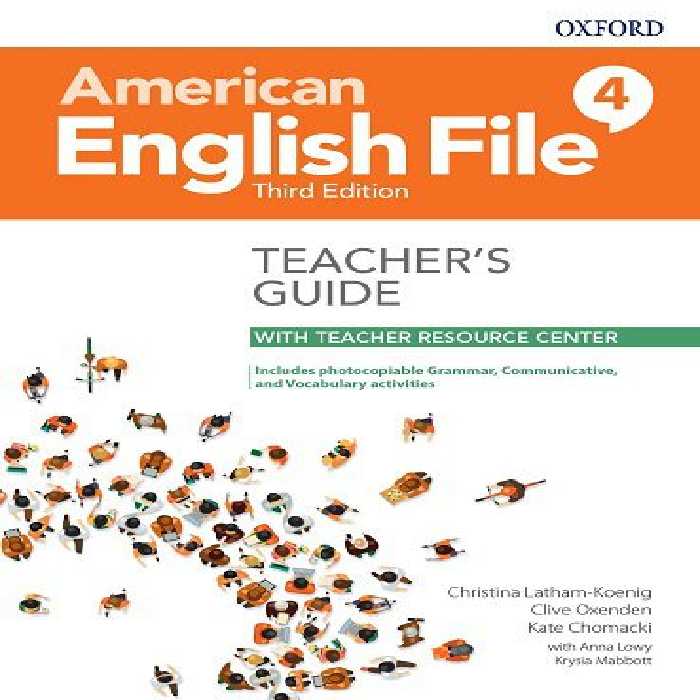کتاب معلم امریکن انگلیش فایل 4 ویرایش سوم American English File 4 3th Teacher Book