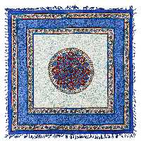 رومیزی قلمکار مدل رنگی کد RpB100