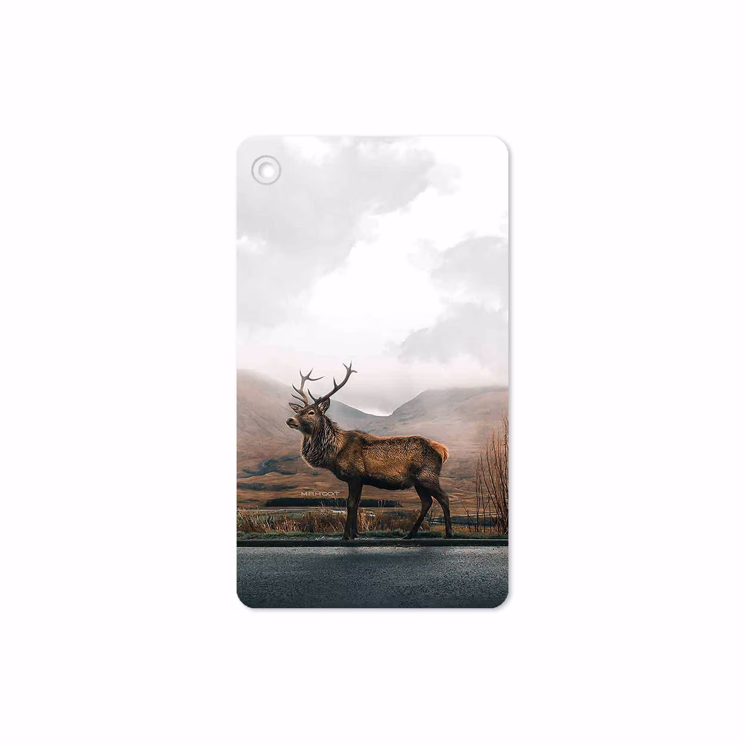 برچسب پوششی ماهوت مدل Horned Deer مناسب برای تبلت لنوو Tab M7 2019
