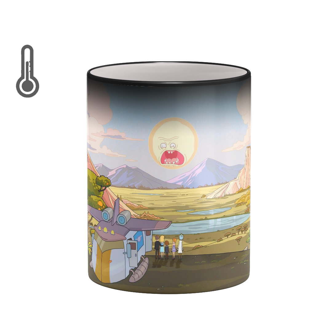 ماگ حرارتی بیگ ماگ مدل Rick and Morty کد 2557