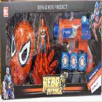 ست دستکش اسپایدرمن با تفنگ و ماسک آیتم 9919