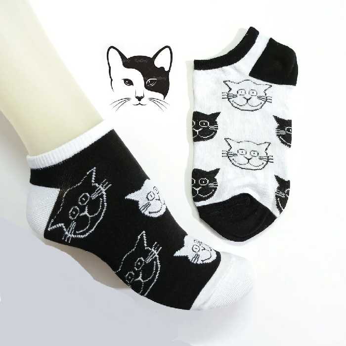 جوراب اسپرت مچی دخترانه و پسرانه تابه تا طرح گربه بسیار باکیفیت