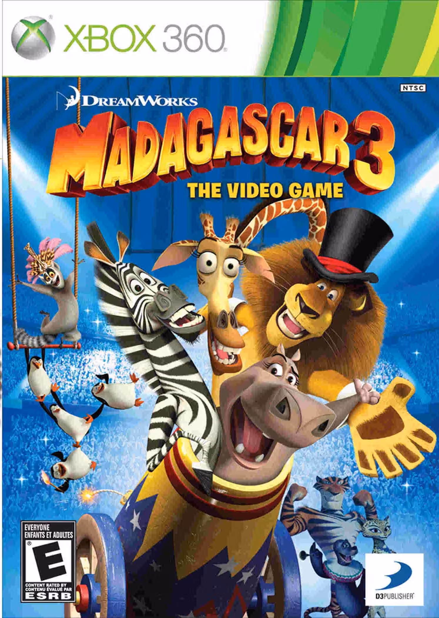 بازی ایکس باکس 360 madagascar 3