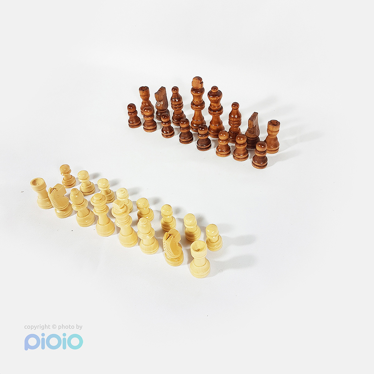 مهره شطرنج چوبی خارجی کوچک عمده و کارتنی