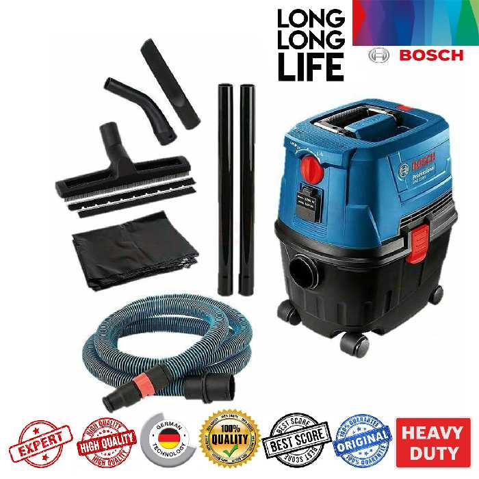 دستگاه دمنده و مکنده تر و خشک بوش مدل GAS 15 PS Professional