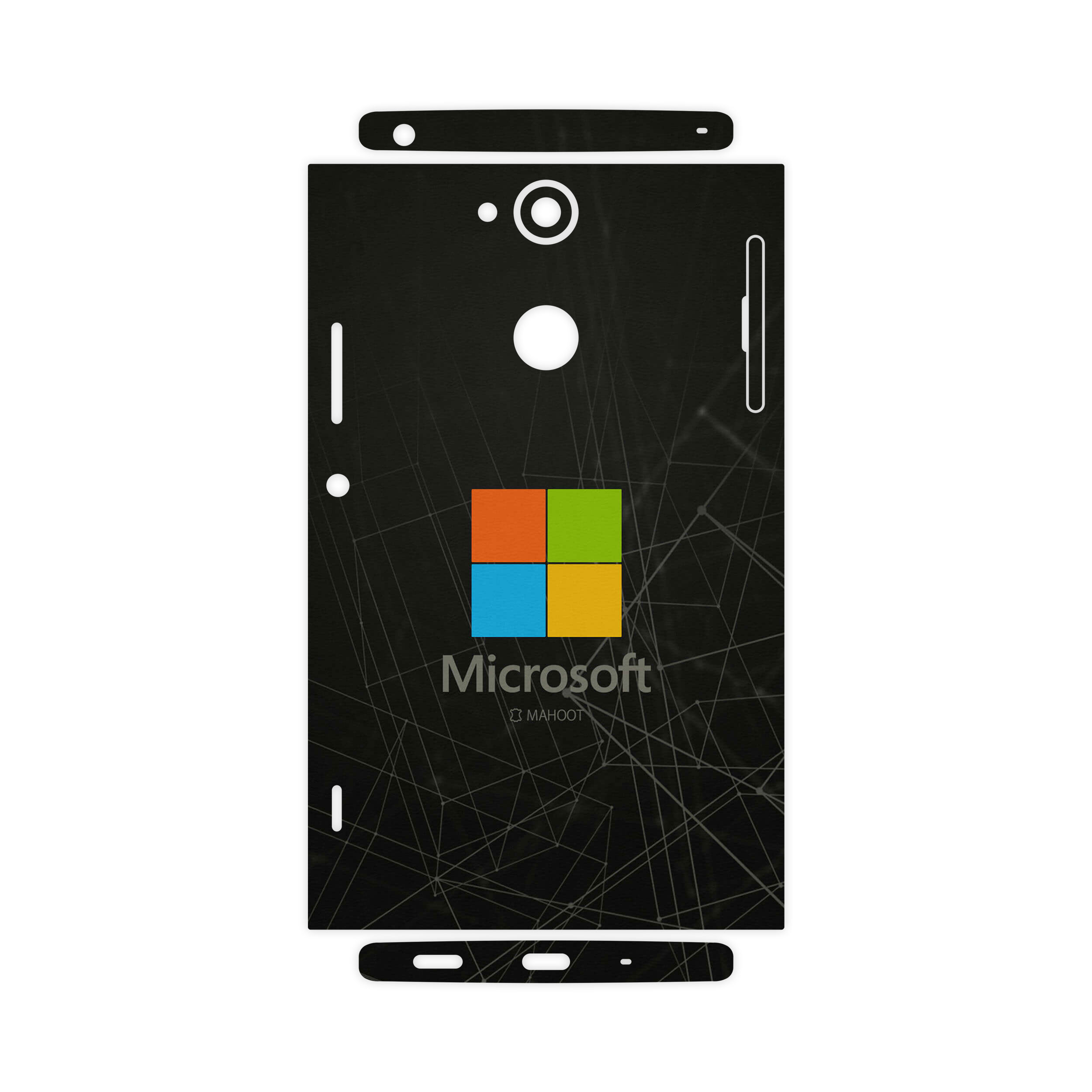 برچسب پوششی ماهوت مدل Mcrsft-FullSkin مناسب برای گوشی موبایل سونی Xperia XA2