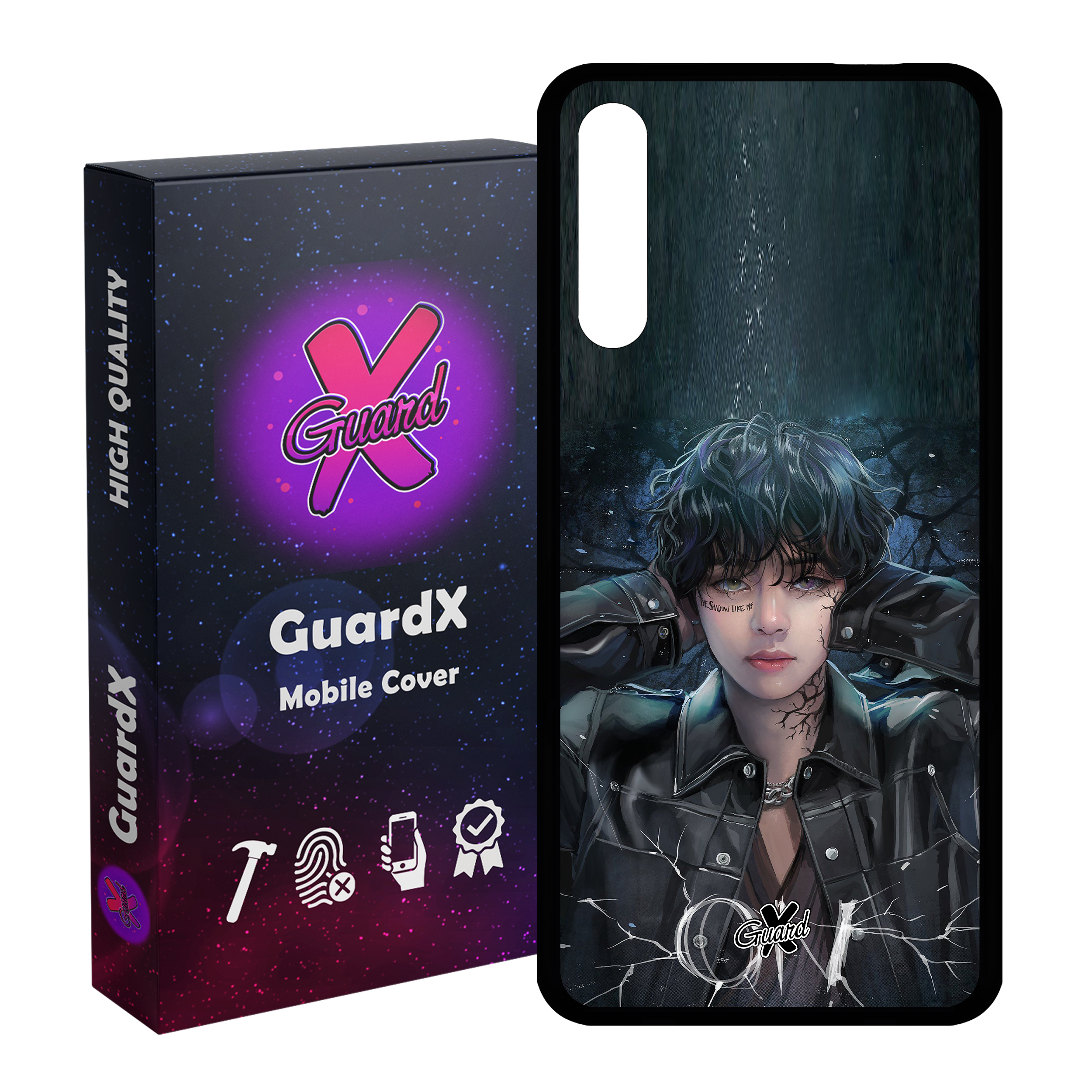 کاور گارد ایکس طرح Girl مدل Glass10374 مناسب برای گوشی موبایل آنر 9X Pro