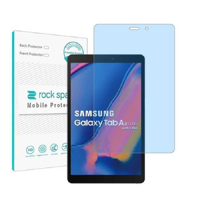 گلس تبلت سامسونگ Galaxy Tab A 8.0 &amp; S Pen (2019) مدل نانو هیدروژل آنتی بلو برند راک اسپیس کد 10289L