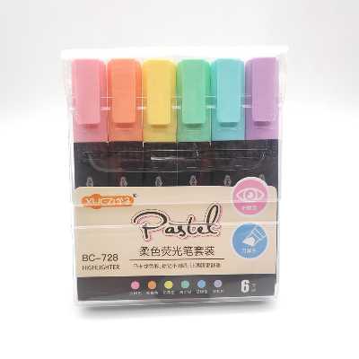 ماژیک مدل محافظ چشم پاستل بسته 6 عددی