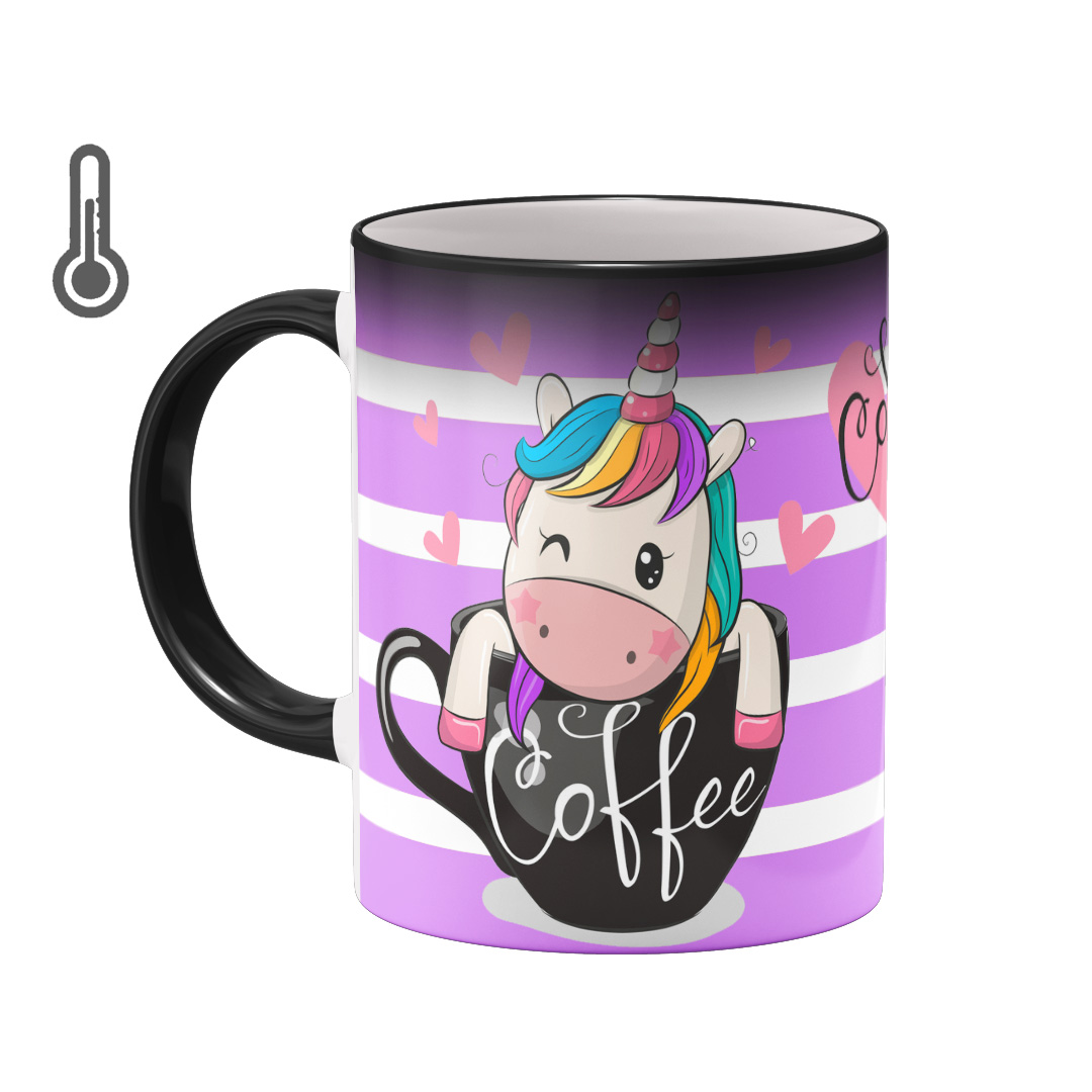 ماگ حرارتی بیگ ماگ مدل یونیکورن بازیگوش کد 2233