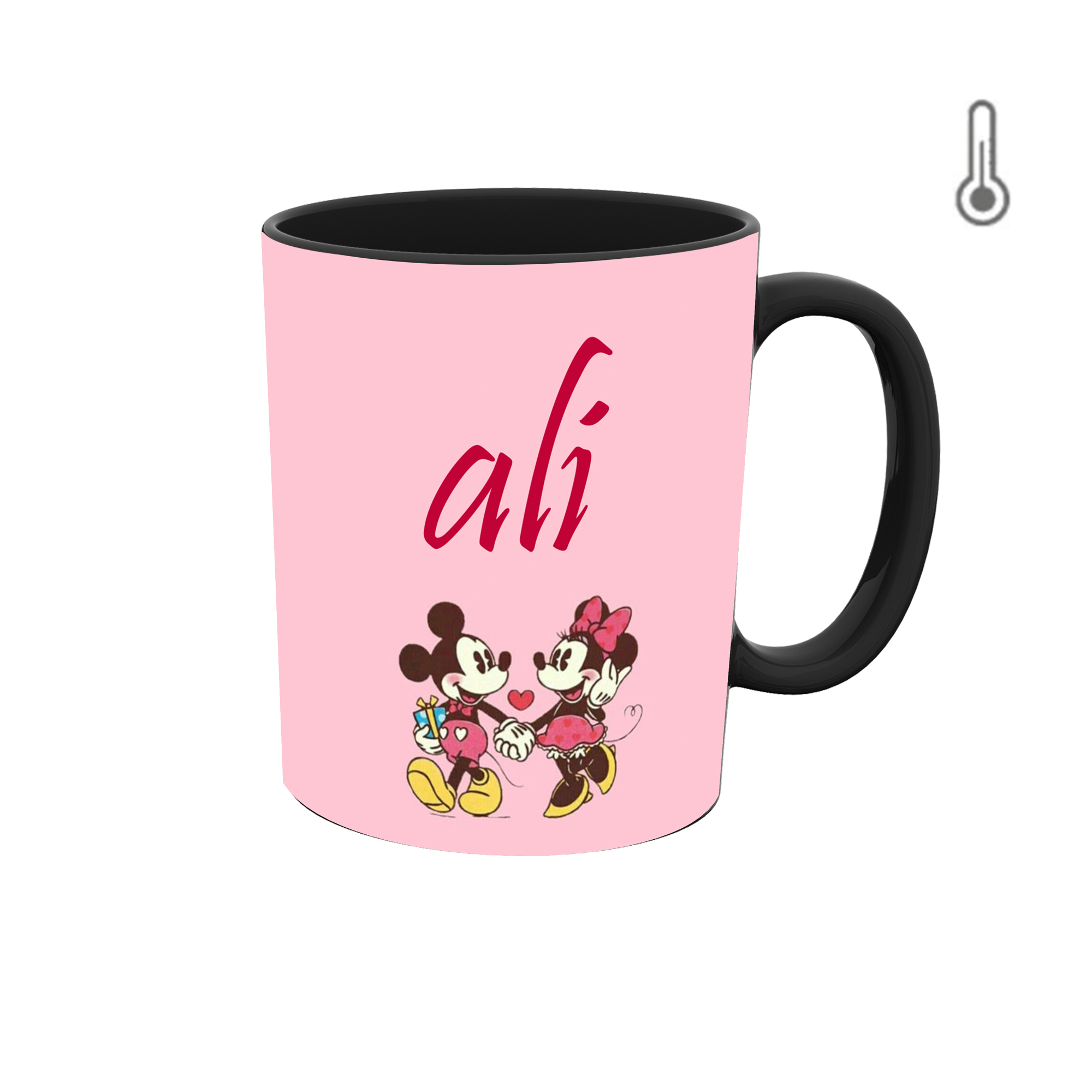 ماگ حرارتی طرح اسم علی مدل قلب روز عشق