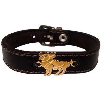 دستبند چرم وارک طرح فروردین مدل لیبرا کد rb117