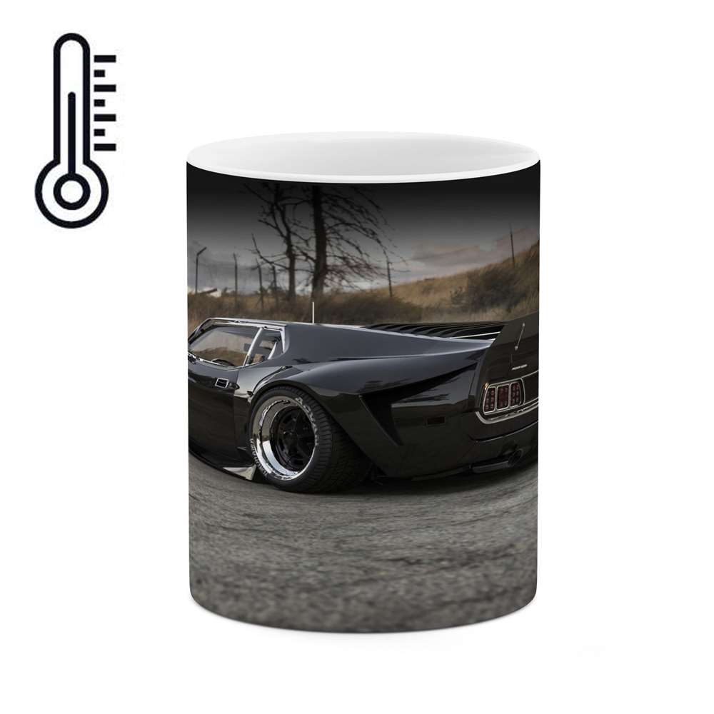 ماگ حرارتی کاکتی طرح ماشین مدل mgh16187