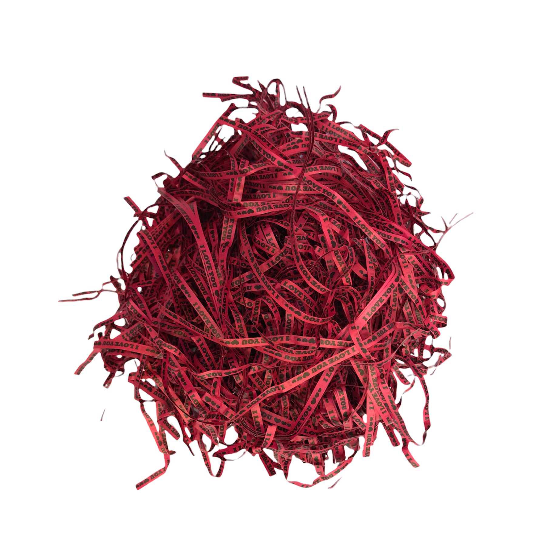 پوشال تزیینی مدل آی لاو یو کد 50 G حجم 50 گرم