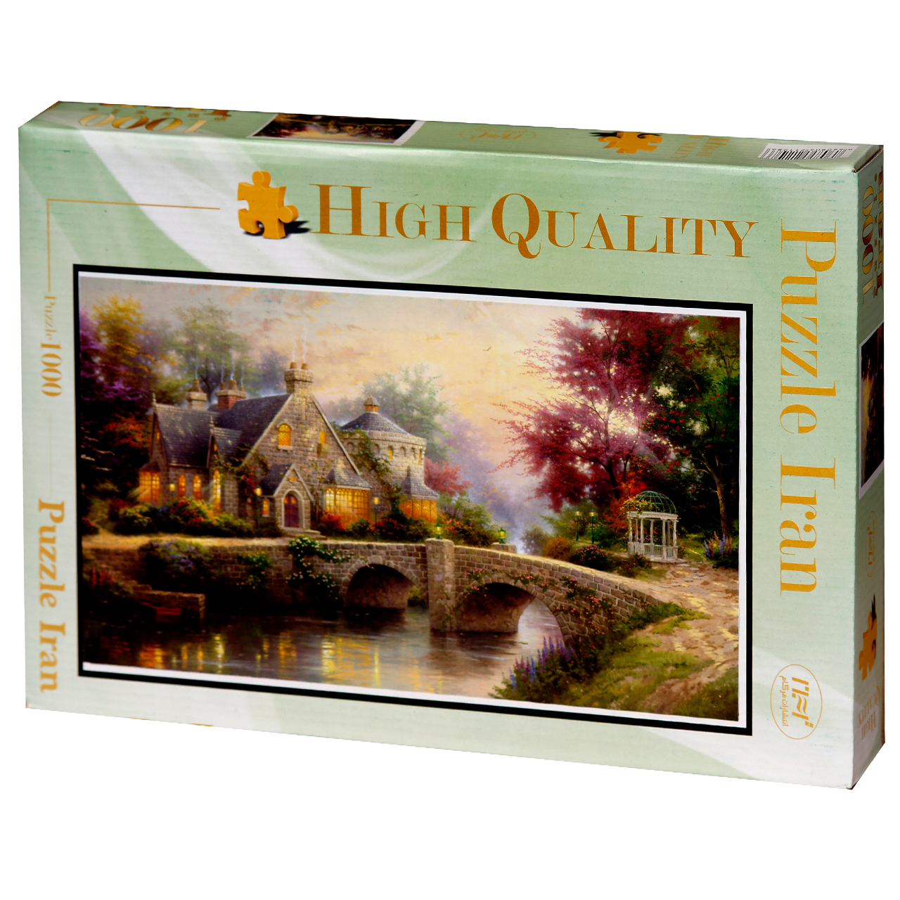 پازل 1000 تکه پازل ایران طرح دهکده ی سبز