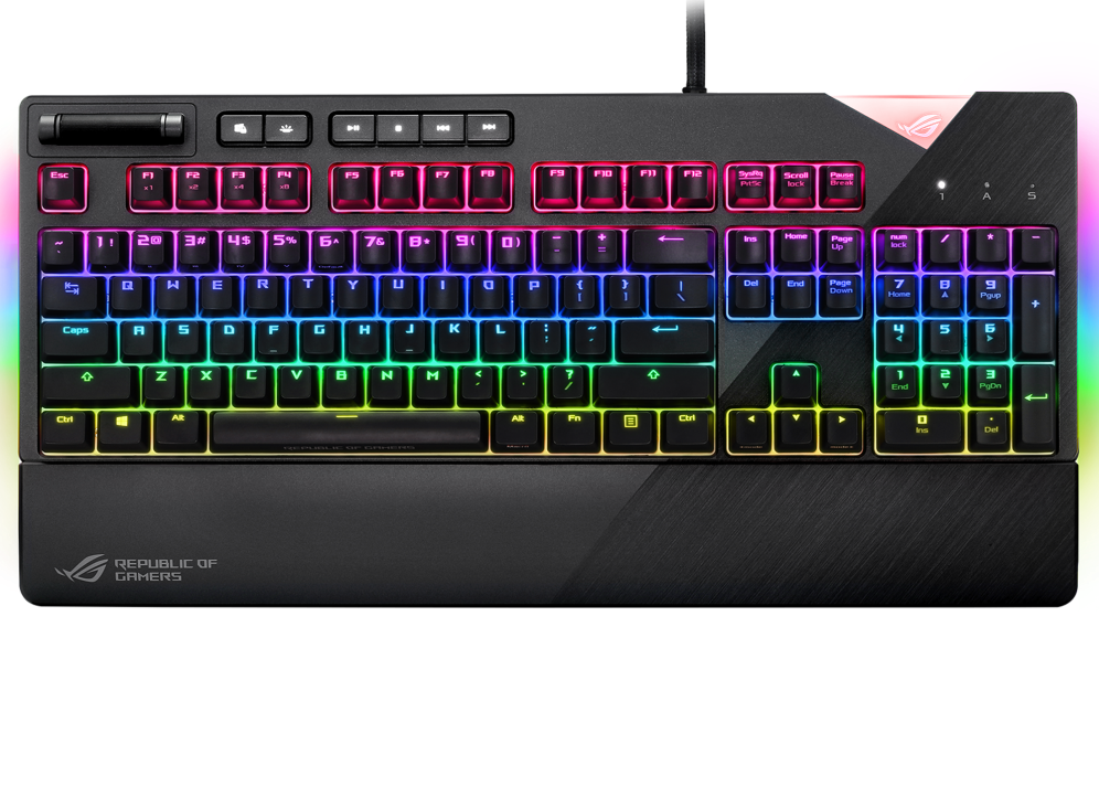 مشخصات، قیمت و خرید کیبورد گیمینگ ایسوس مدل ROG STRIX FLARE Cherry MX Red