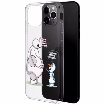 کاور طرح Olaf &amp; Baymax مناسب برای گوشی موبایل اپل iPhone 11 Pro 